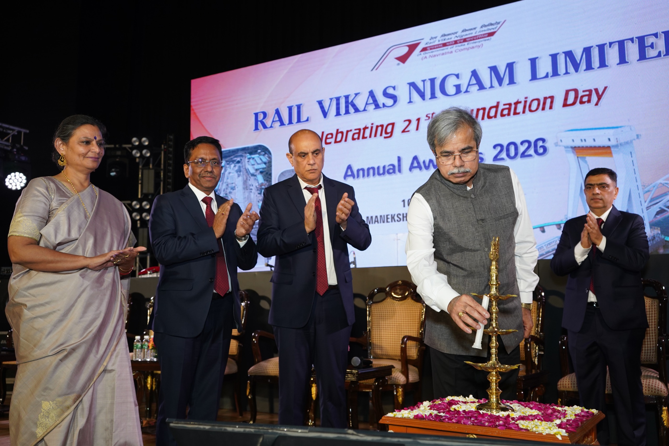 RVNL Celebrates 21st Annual Day, Honours Team Excellence and Infrastructure Milestones